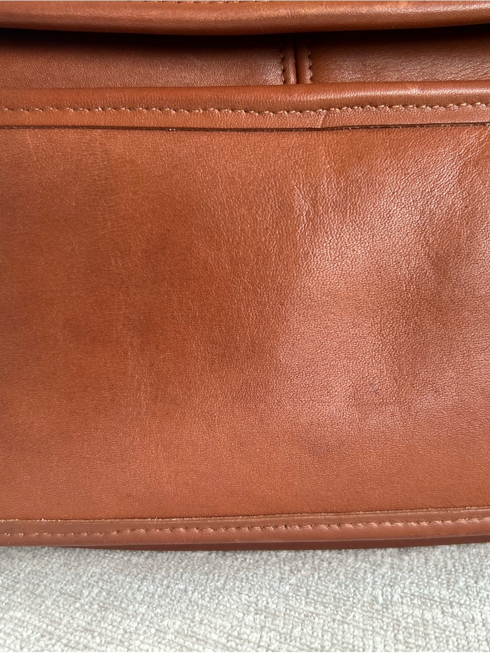 EUC Vintage Coach Taft British Tan - Picture 14 of 16